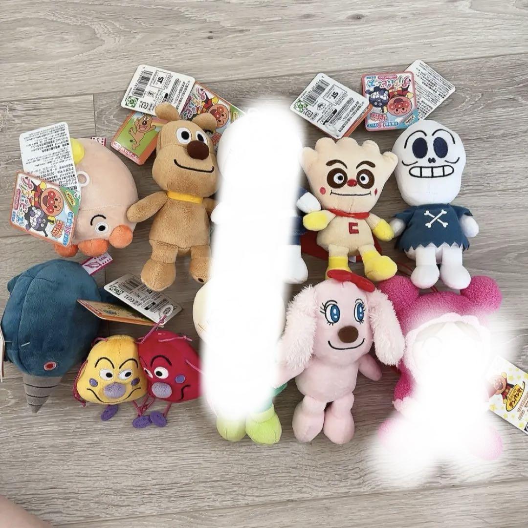 プリちぃビーンズ　7体まとめ売り　新品未使用　アンパンマン　ぬいぐるみ ととるん様 アンパンマン ぬいぐるみ 7体まとめ売り プリちぃ