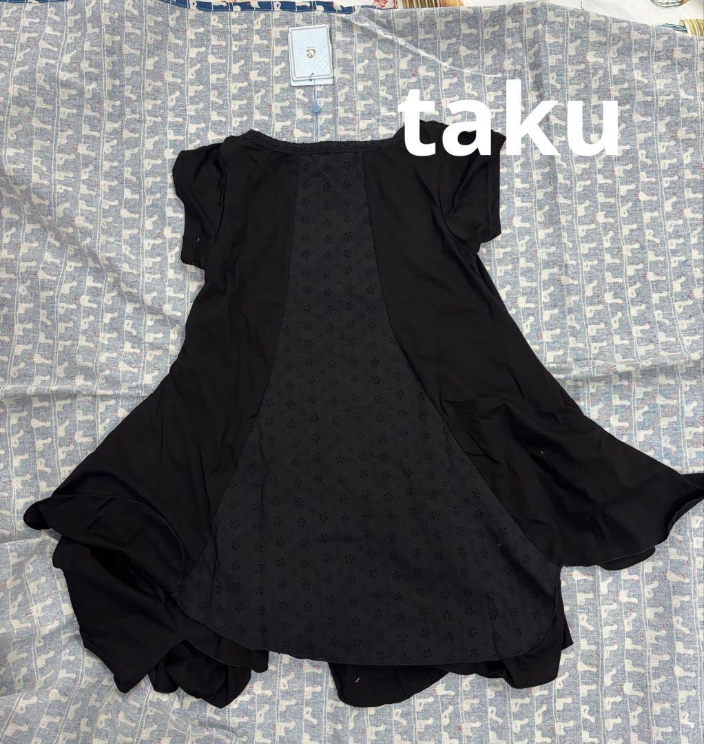 誠実 黒 coyseio ひざ丈ワンピース メルカリ - 半袖 ワンピース