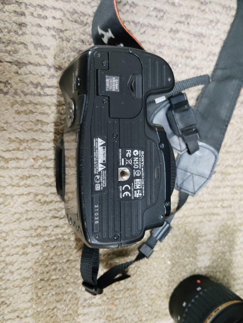 デジタルカメラ　ソニー　α100 DSLR-A100 レンズ2本　充電器