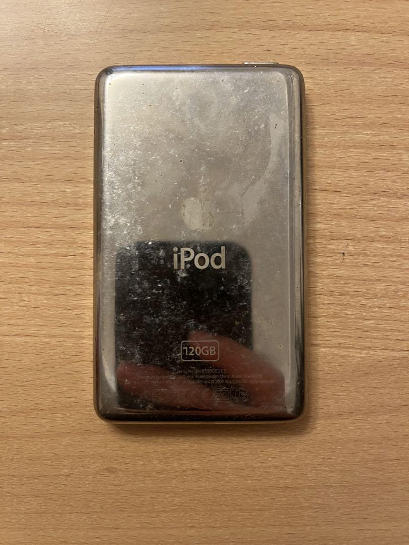 iPodクラシック120GB 動作確認済み