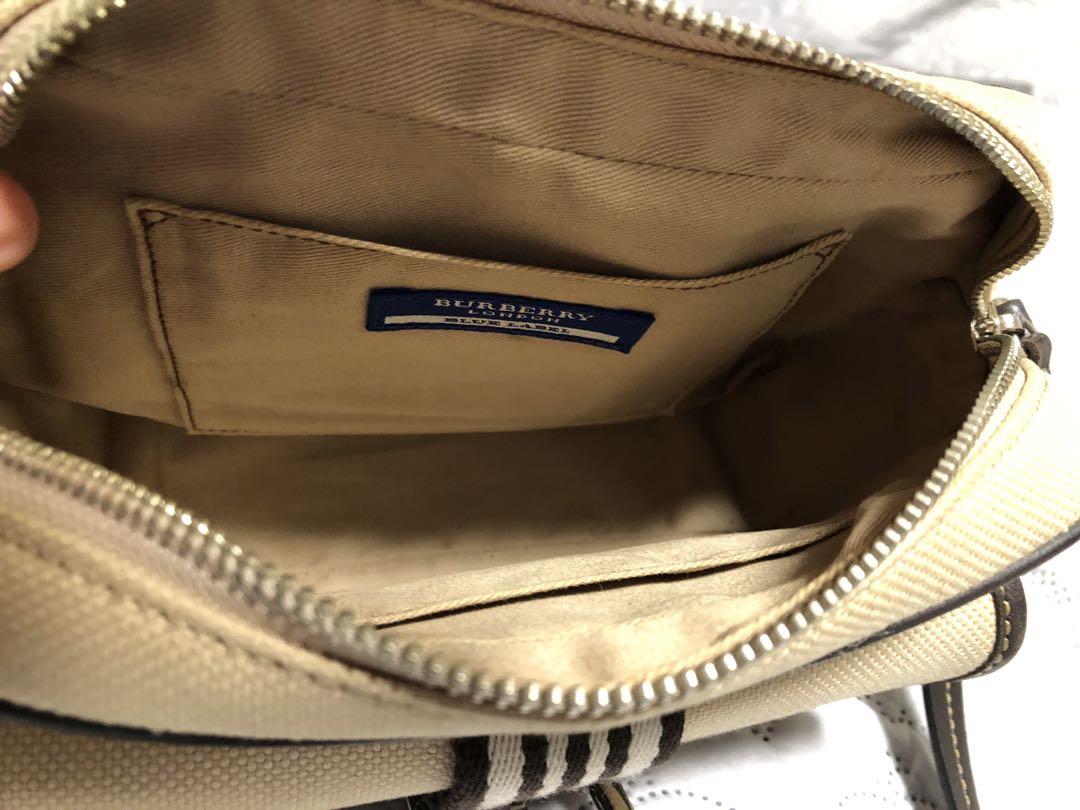 【特価】 Burberry ベージュ ストライプ ショルダーバッグ バッグ