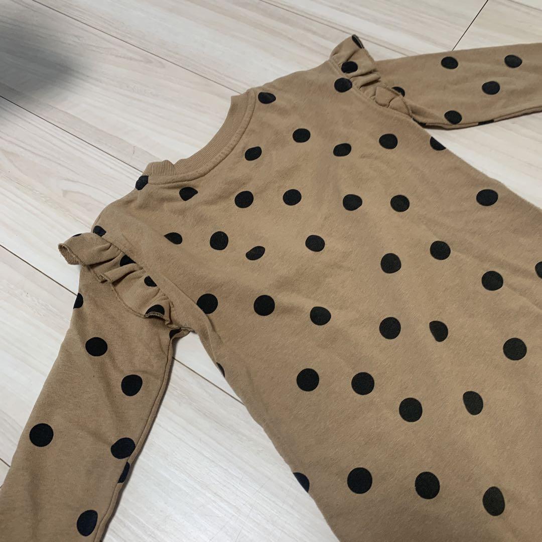H&M キッズ ドット柄 フリル チュニック サイズ110 - メルカリ