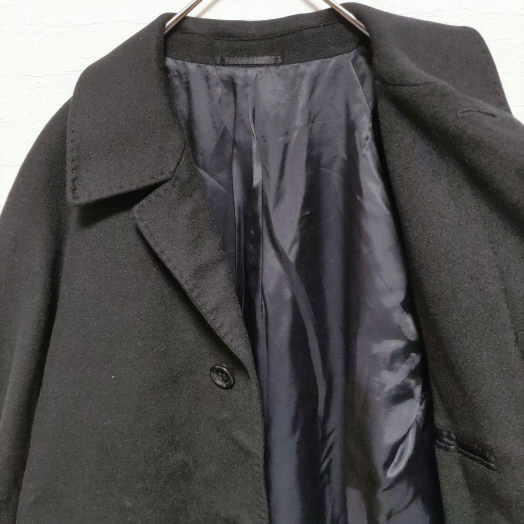 高品質 Thames Point メルカリ - カシミヤ100% 黒 チェスターコート ジャケット・アウター