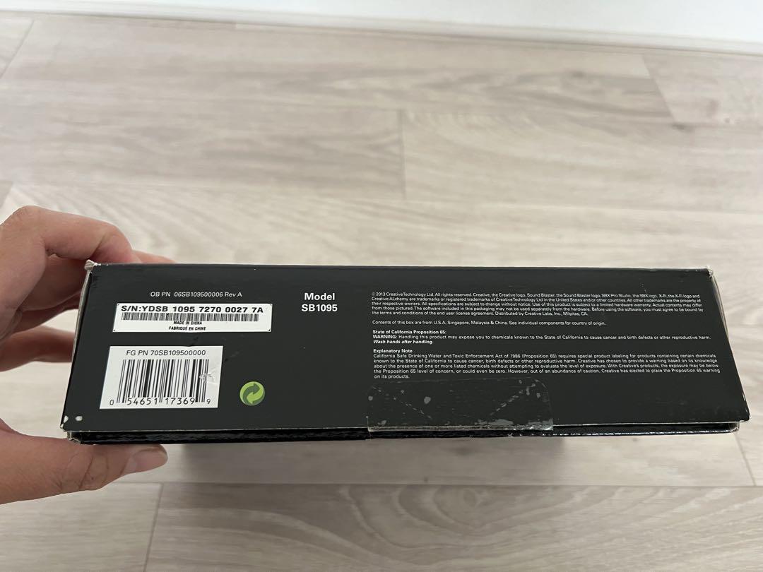 配信機器・PA機器・レコーディング機器 Sound Blaster X-Fi Surround 5.1 Pro