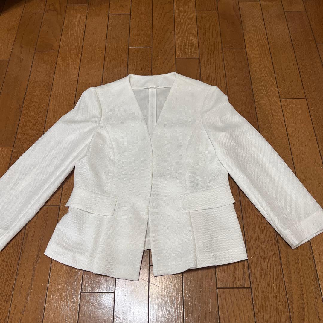 ANAYI ホワイト ノー ジャケット 38M ANAYI