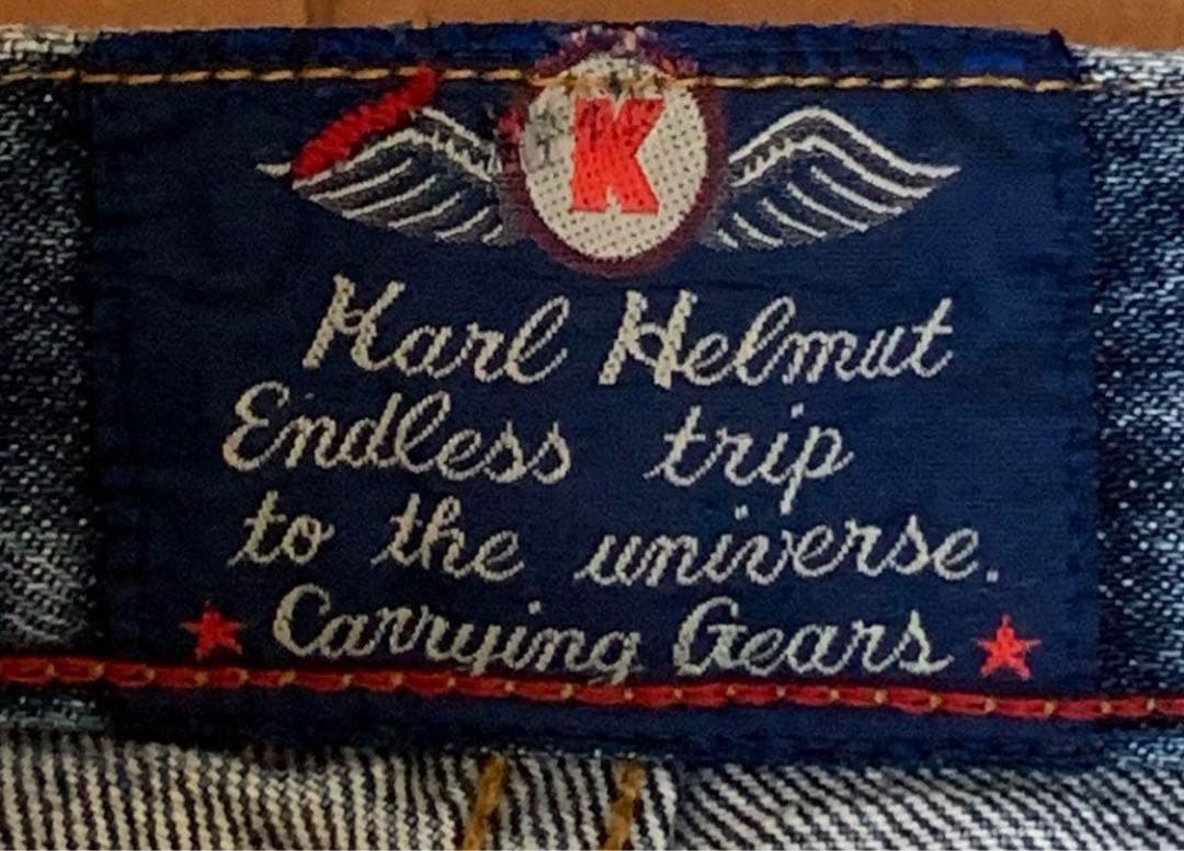 カールヘルム⭐︎デニム 刺繍 カールヘルム⭐︎デニム 刺繍