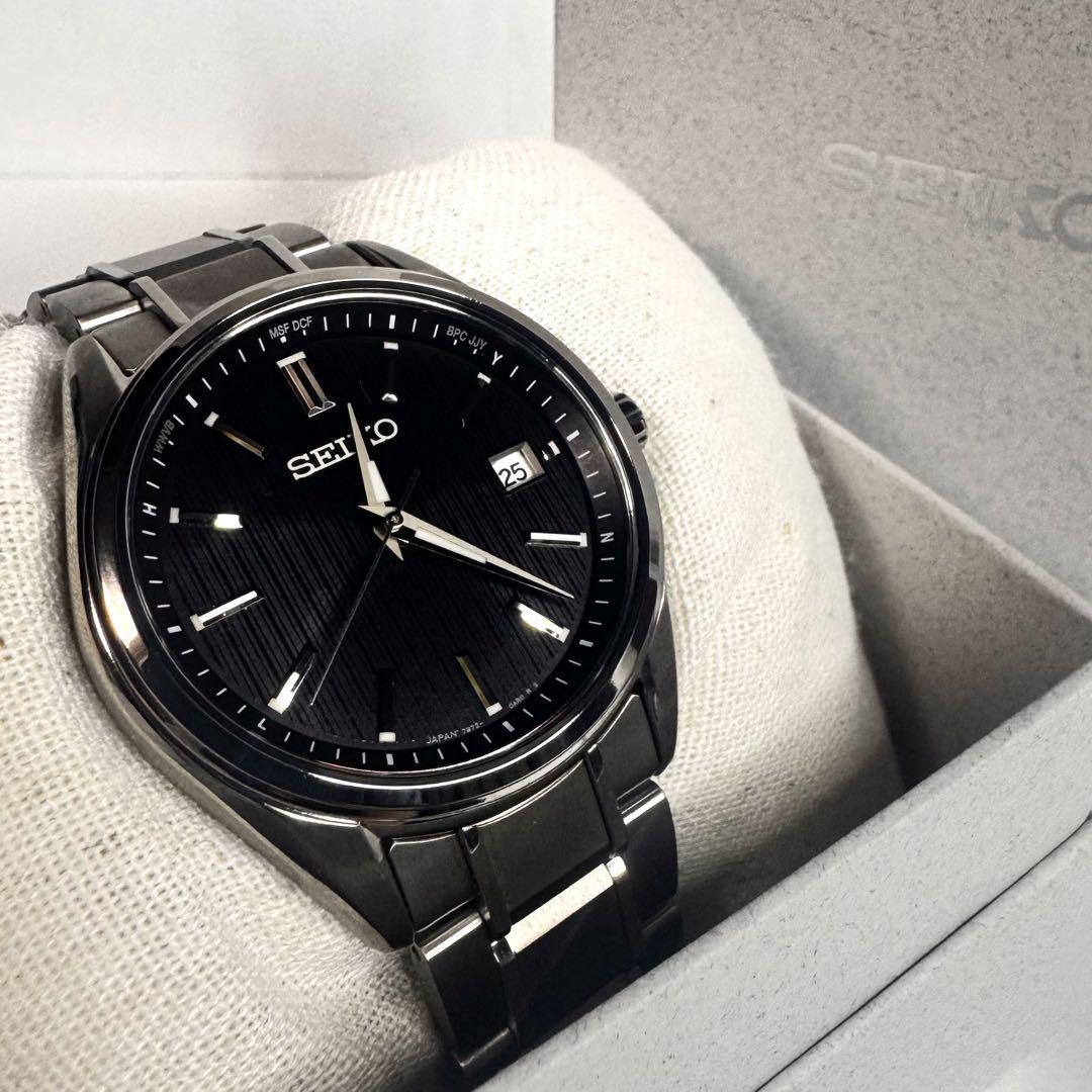 SEIKO　セイコー 腕時計 文字盤黒 SBTM341 7B72-0AG0 ほぼ未使用】セイコー セイコーコレクション SBTM341 7B72-0AG0