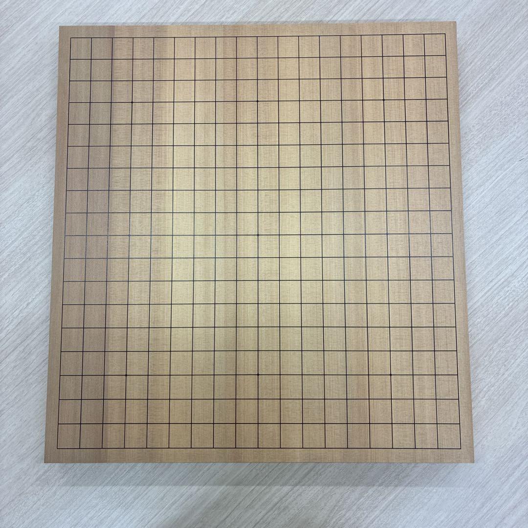 寿　特選　御碁盤　囲碁盤板 日本産】本榧脚付将棋盤 4寸板目 23Z261
