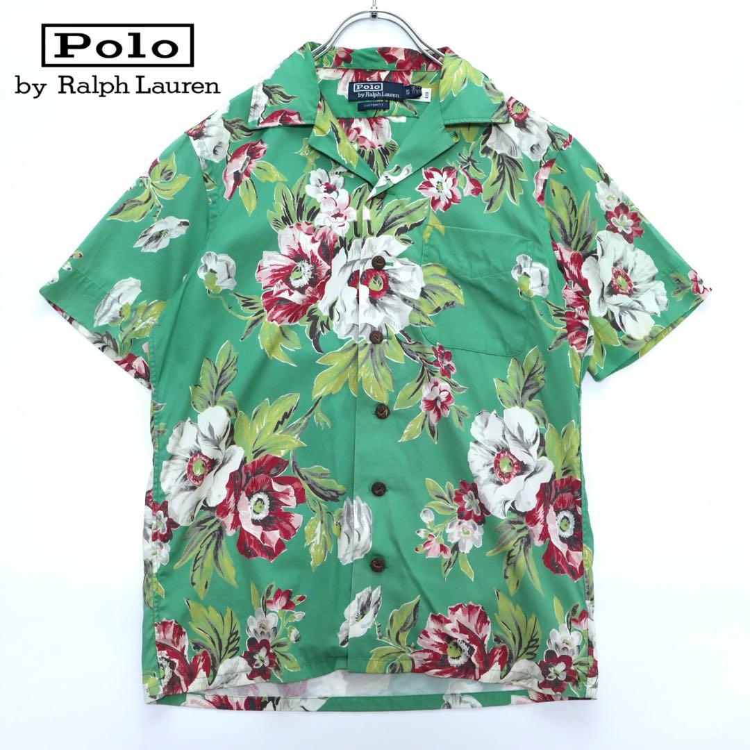 RALPH LAUREN ラルフローレン　アロハシャツ　　S かりゆしウェア
