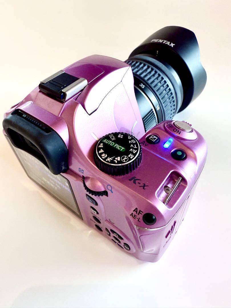 PENTAX K-X 希少メタリックピンク デジタル一眼レフカメラ 望遠