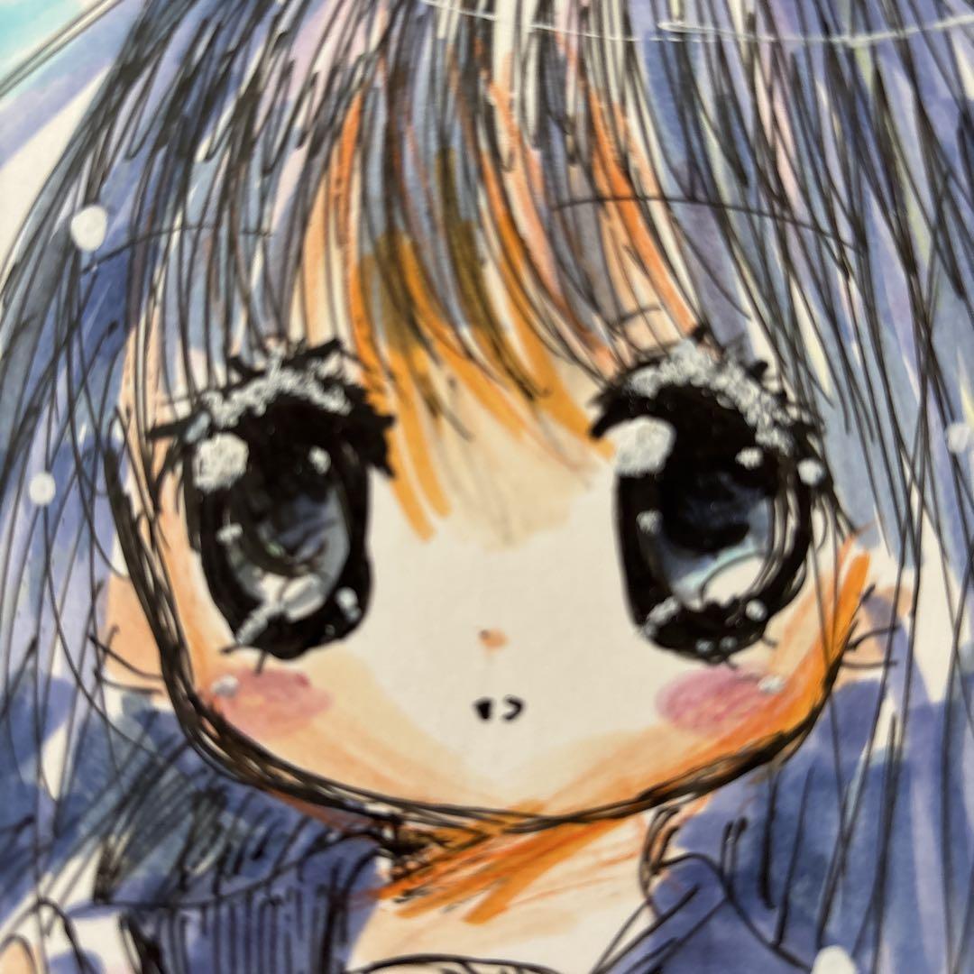 新作。訳あり手描きイラスト。少女漫画風の女の子