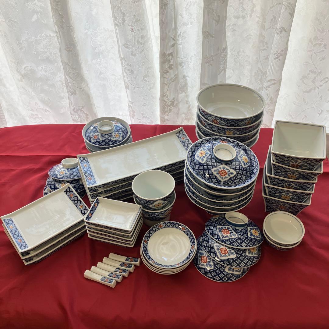 昭和レトロ　有田焼　幸楽窯不揃い食器セット