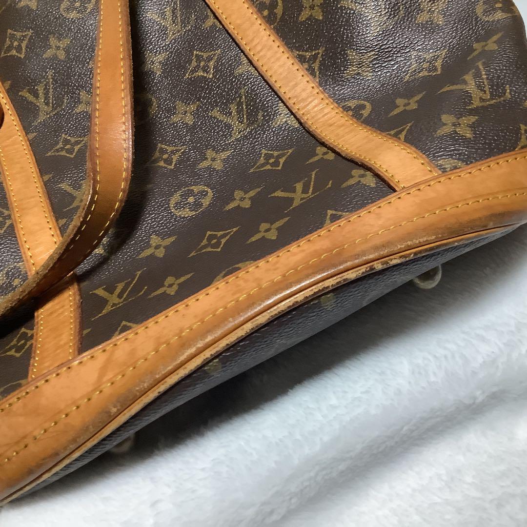 Louis Vuitton モノグラム ショルダーバッグ　バケツ型　バゲット本物