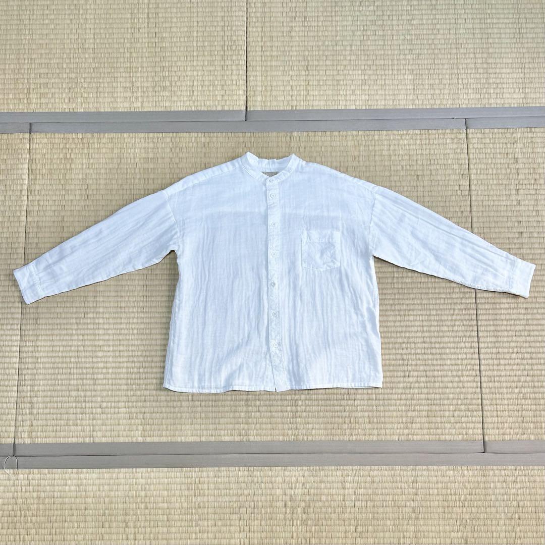 中川政七商店 綿麻ガーゼの休日シャツ 長袖シャツ ブラウス
