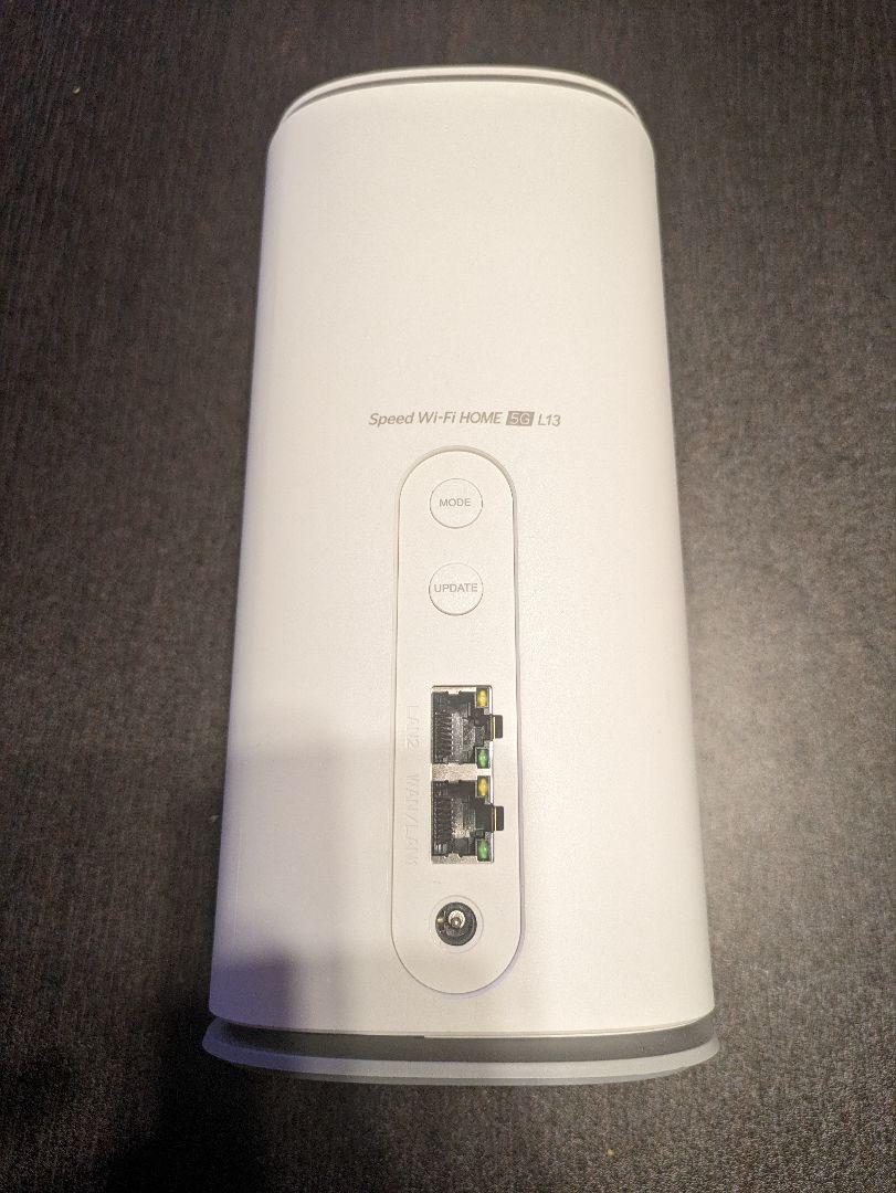 Wi-Fiルーター　SpeedWi-Fi　HOME　5G L13