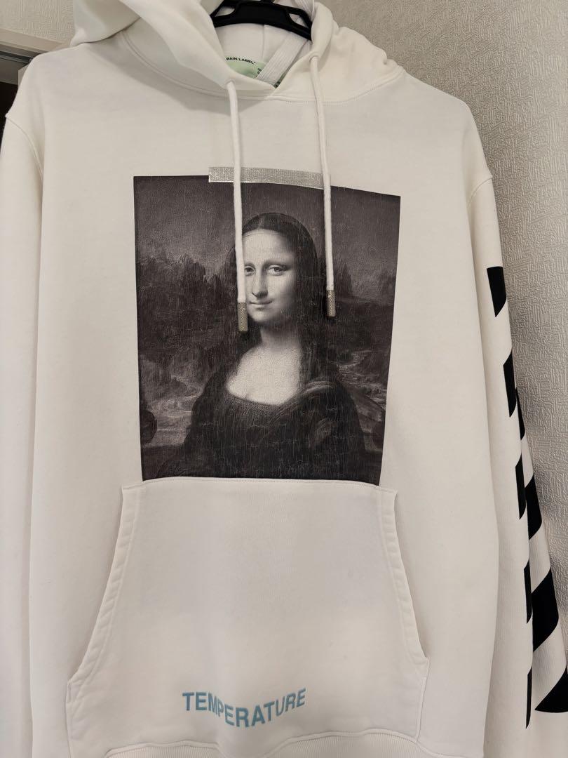 Off-White 19SS モナリザプリント 長袖Tシャツ_BLACK (Off-White