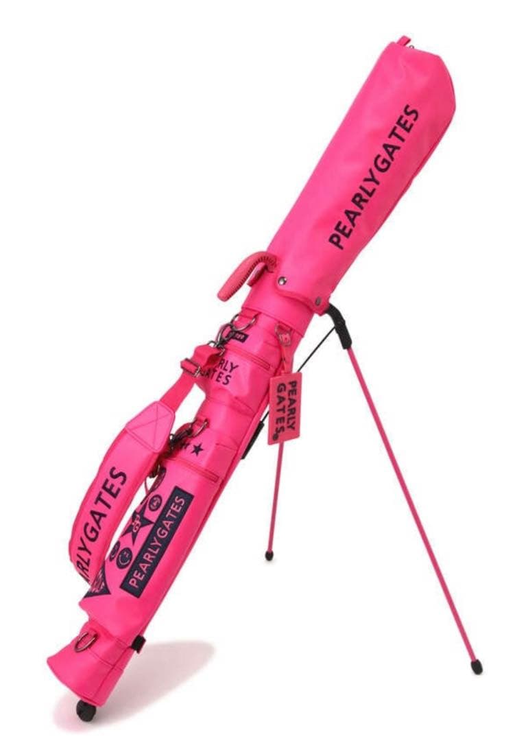 パーリーゲイツ 定番 セルフスタンドバッグ 新品 ピンク セール特価