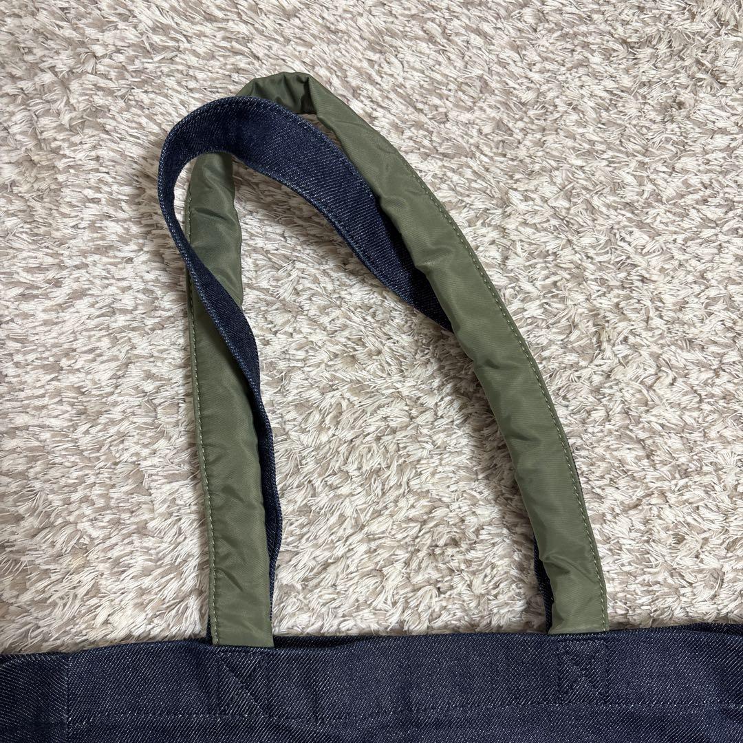 A.P.C. sacai ダークブルートートバッグ