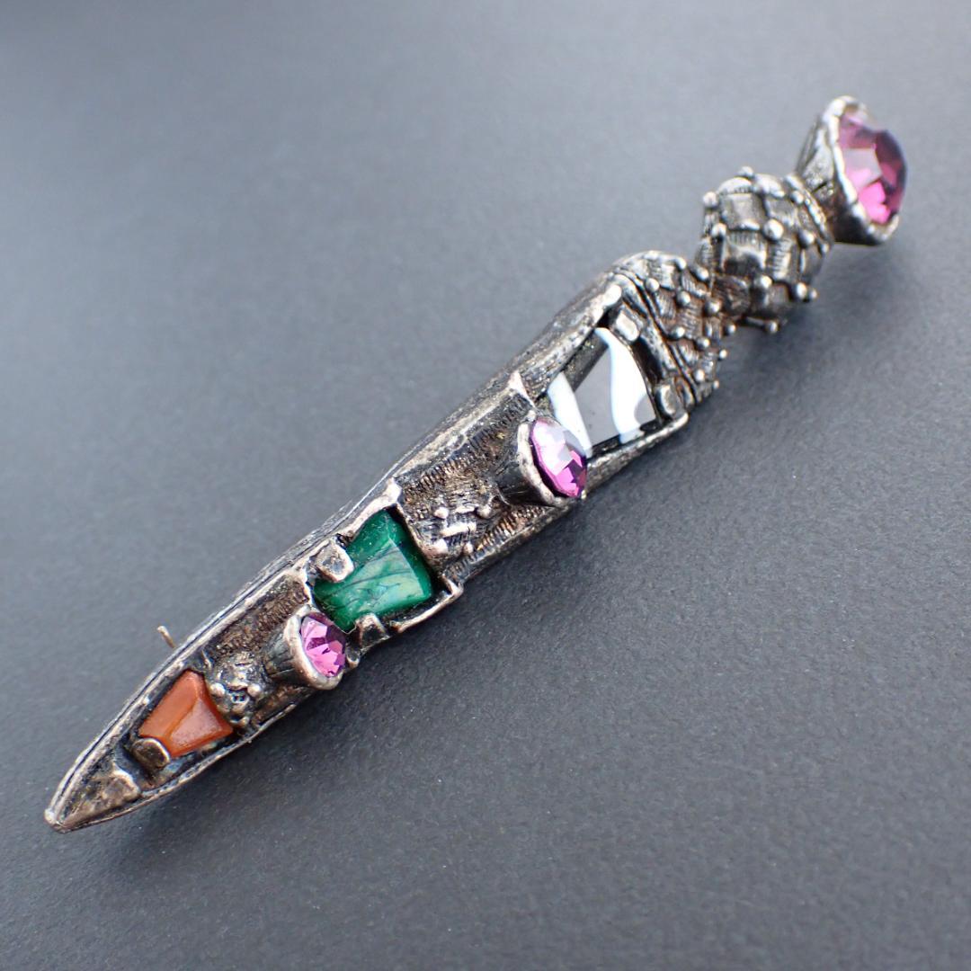 スペシャルオファ英国製 MIRACLE社 ブローチ 60年代 ケルト 短剣