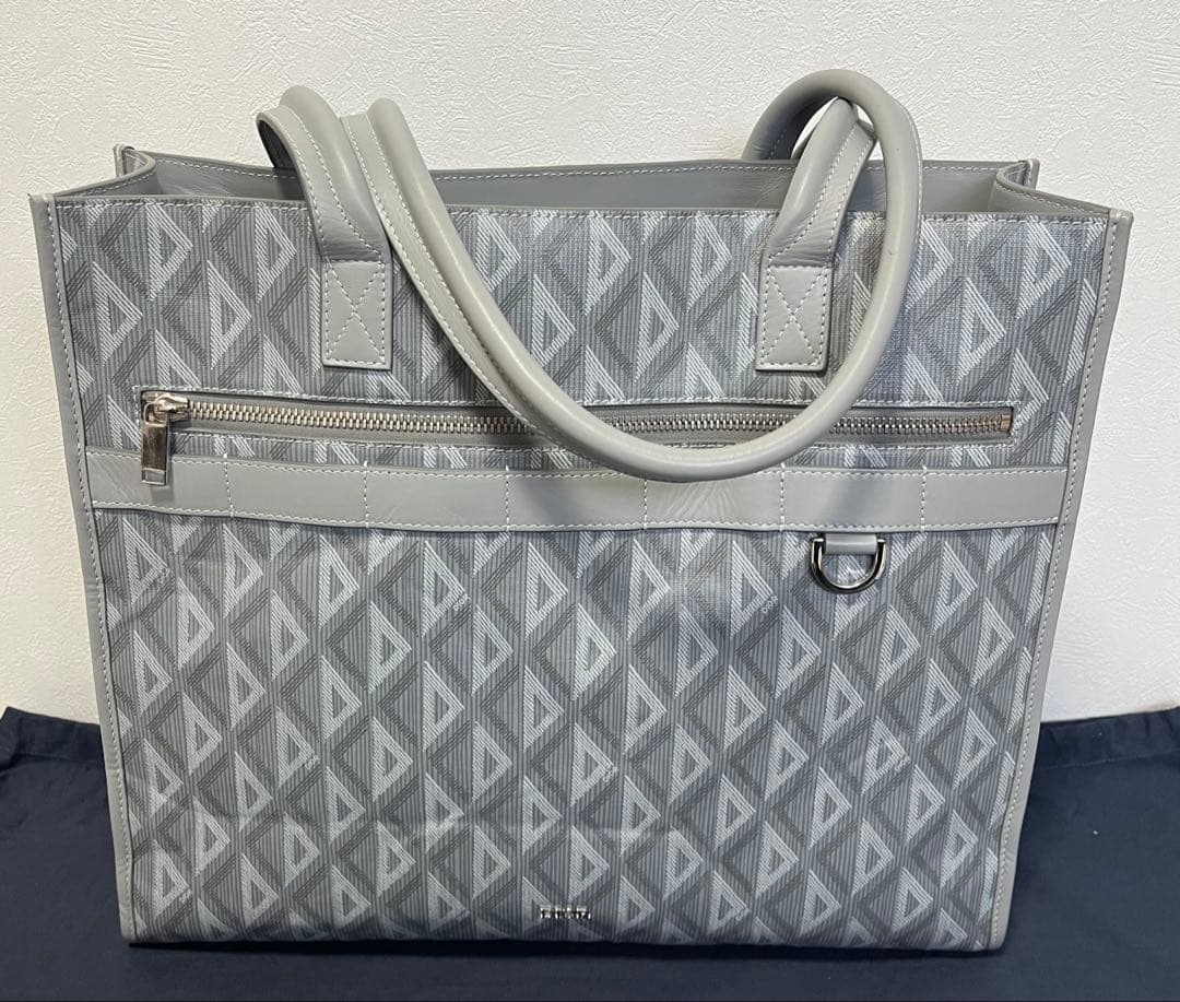 DIOR サファリ ダイヤモンド レザー メンズ トートバッグChristian Dior