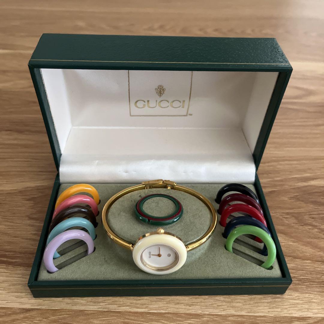 GUCCI 時計 交換用バンド付き