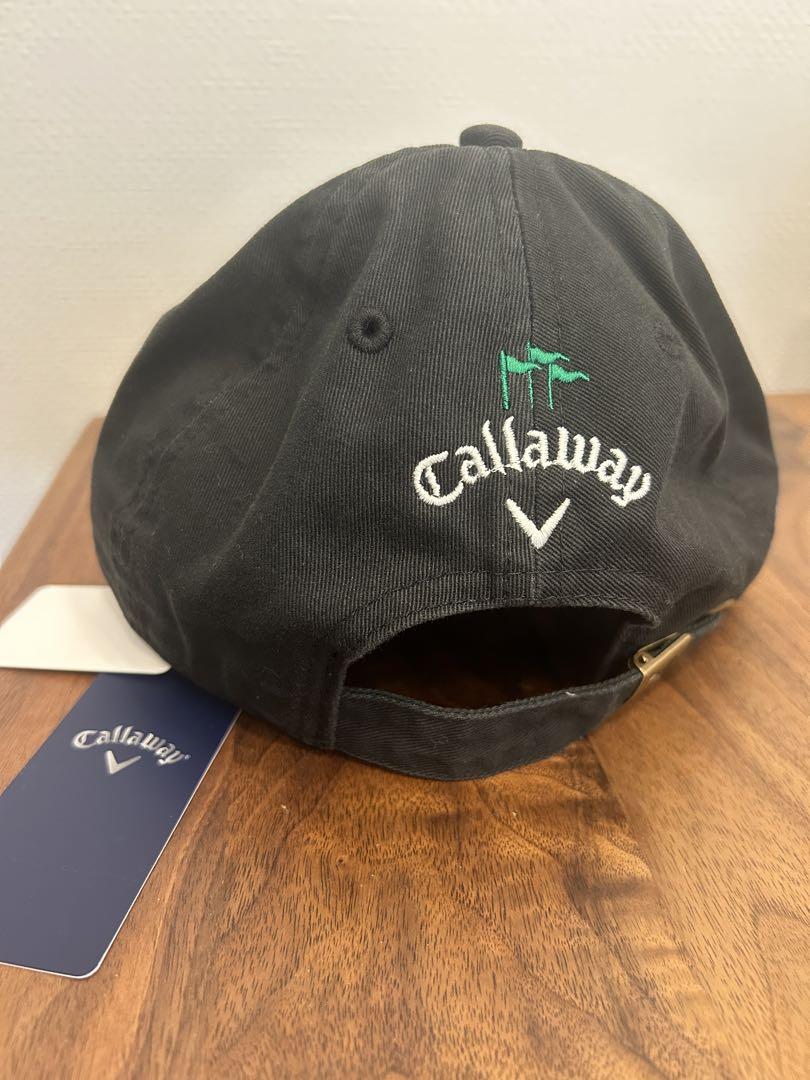 CLUBHAUS Callaway コラボ キャップ 黒 モノトーン＋グリーン