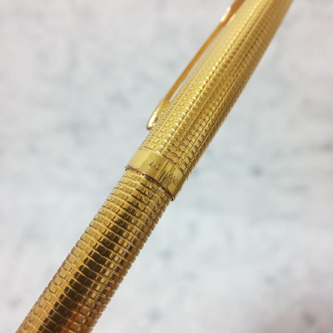 フランス製/USA製 PARKER パーカー ノック式ボールペンセット ゴールド