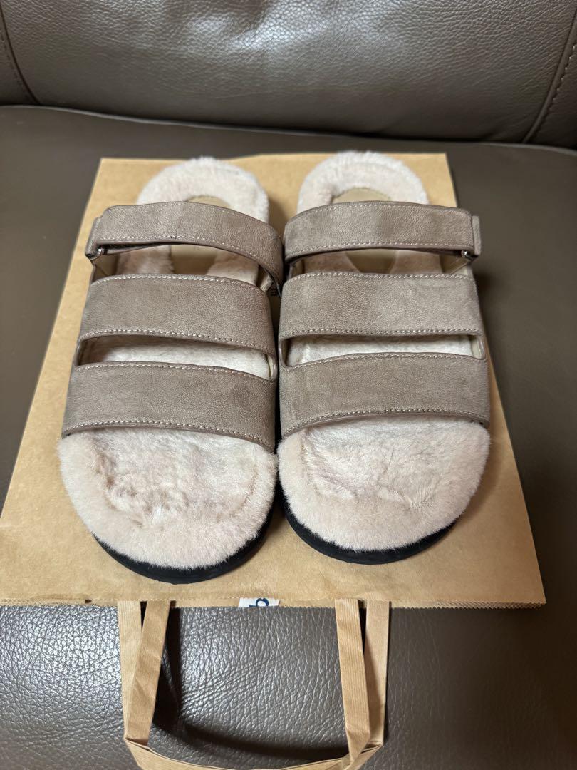 LE VERNIS フェイクファーサンダル　24.5cm