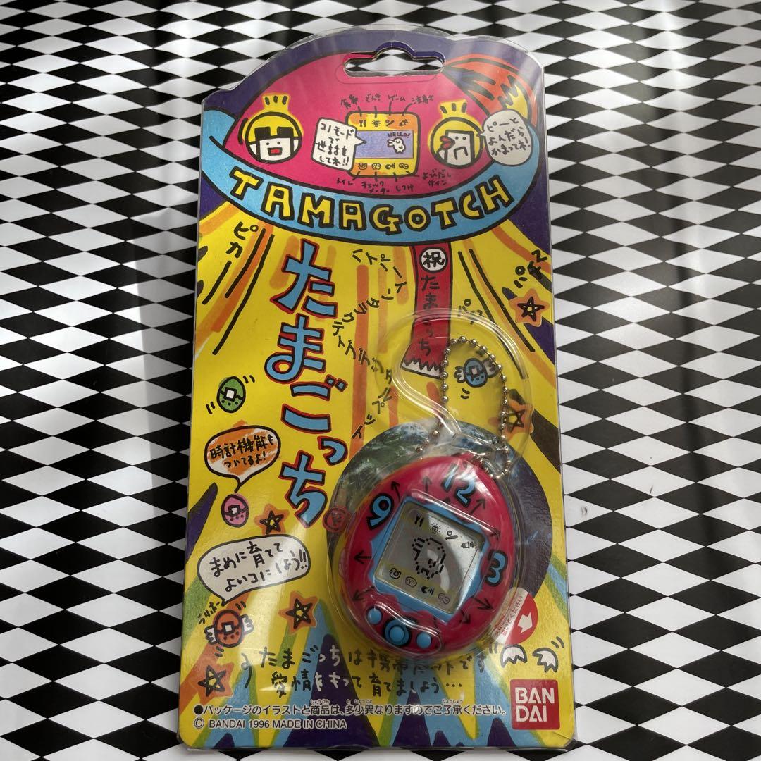 新品未開封】 たまごっち初代 白/ピンク時計柄TAMAGOTCHI 1996年