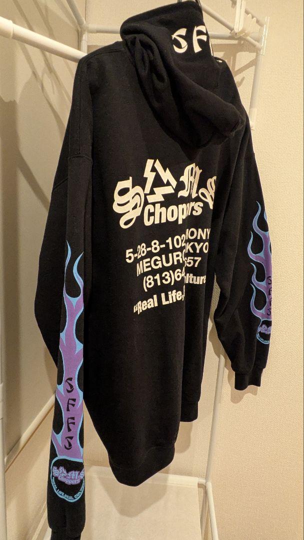 トップス SAMS CHOPPERS SFFS ZIP HOODIE BLUEPURPLE