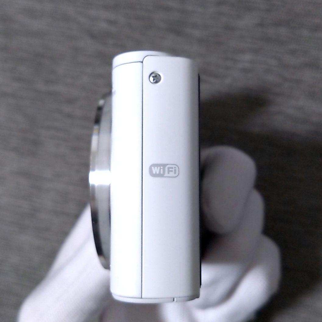 SONY DSC-WX350 ホワイト バッテリー、ストラップ付