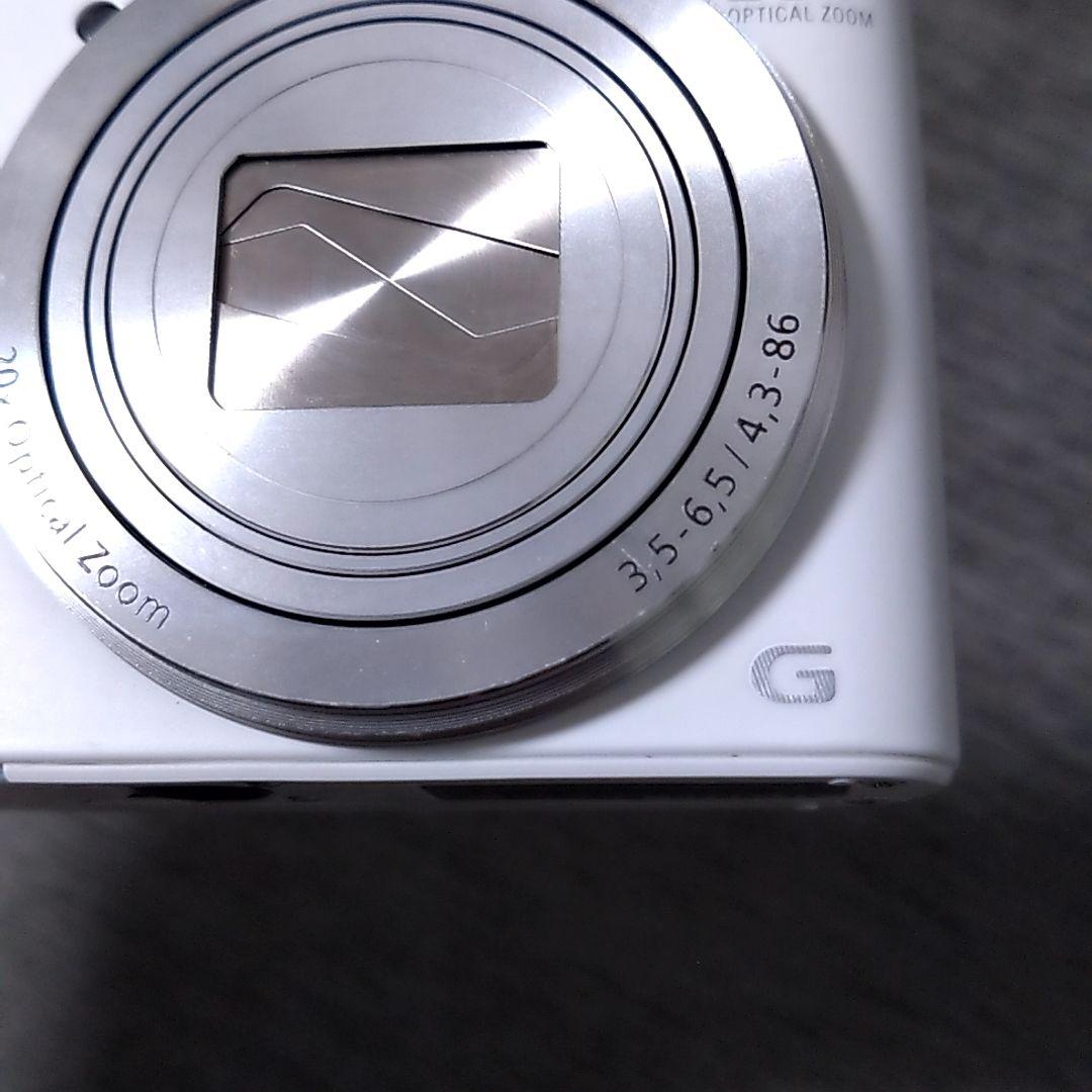 SONY DSC-WX350 ホワイト バッテリー、ストラップ付