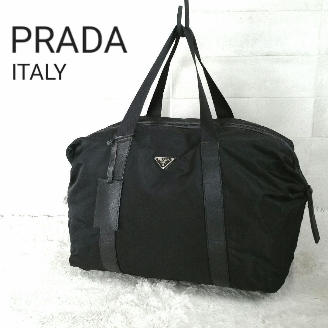 格安販売の 超美品!!コンディション◎ PRADA プラダ ボストンバッグ 大容量 ブラック ボストンバッグ 格安販売の 超美品!!コンディション◎ PRADA プラダ ボストンバッグ 大容量 ブラック ボストンバッグ