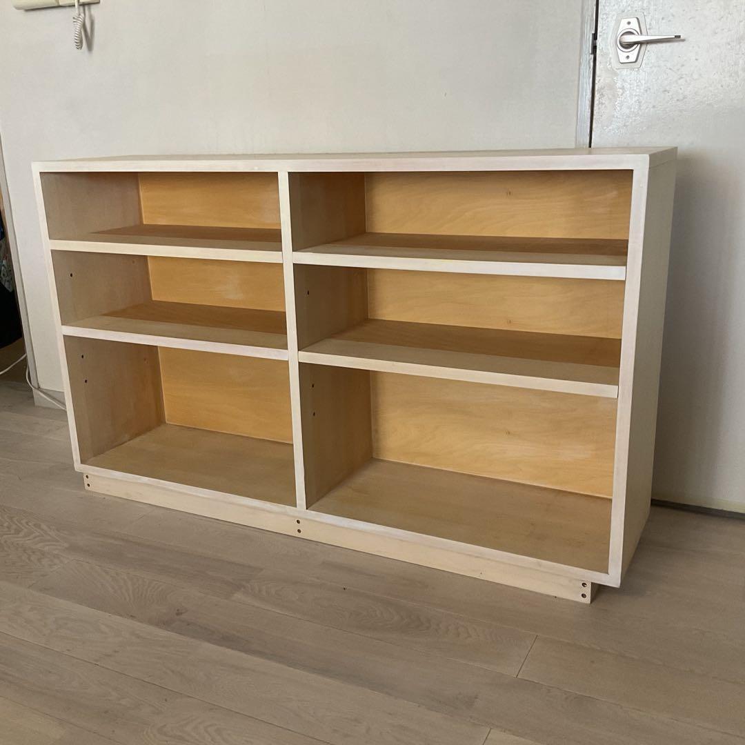 １着でも送料無料 設計士の友人に作ってもらった本棚⭐︎可動棚板 W1263×H713×D305 本棚・絵本棚・マガジンラック