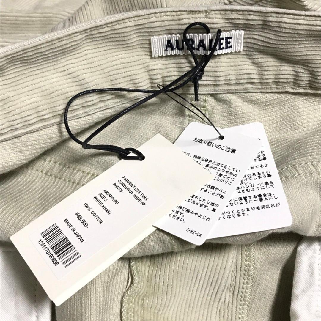 パンツ PIGMENT DYE FINX CORDUROY WIDE 5P PANTS