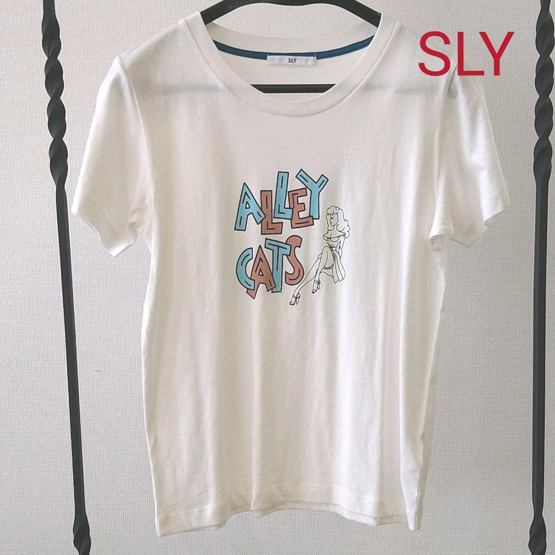 メルカリ sly オリジナルプリントtシャツ Tシャツ カットソー 半袖 袖なし 690 中古や未使用のフリマ メルカリ sly オリジナルプリントtシャツ Tシャツ カットソー 半袖 袖なし 690 中古や未使用のフリマ