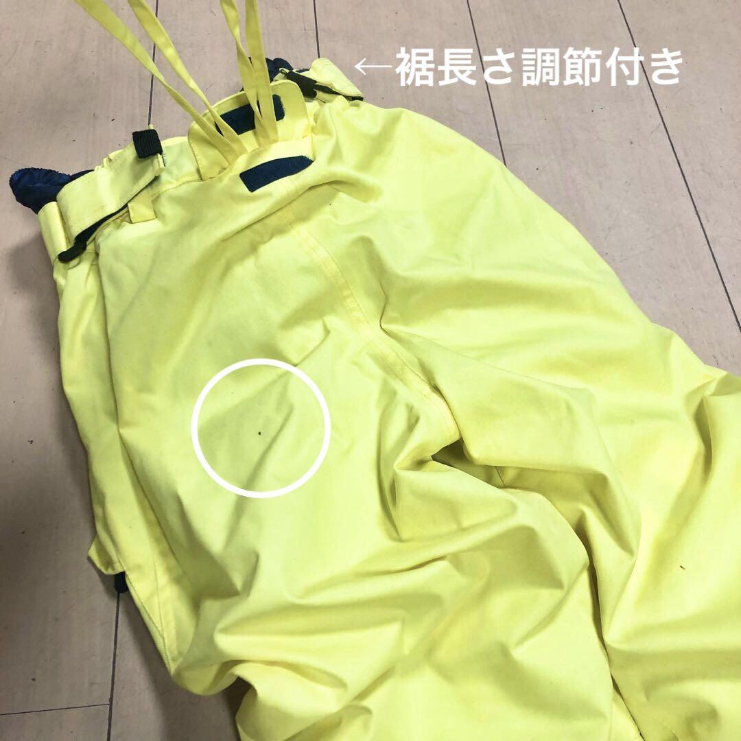 PONTAPES スキーウェア120+手袋ニット帽セット女の子ピンクイエロー美品