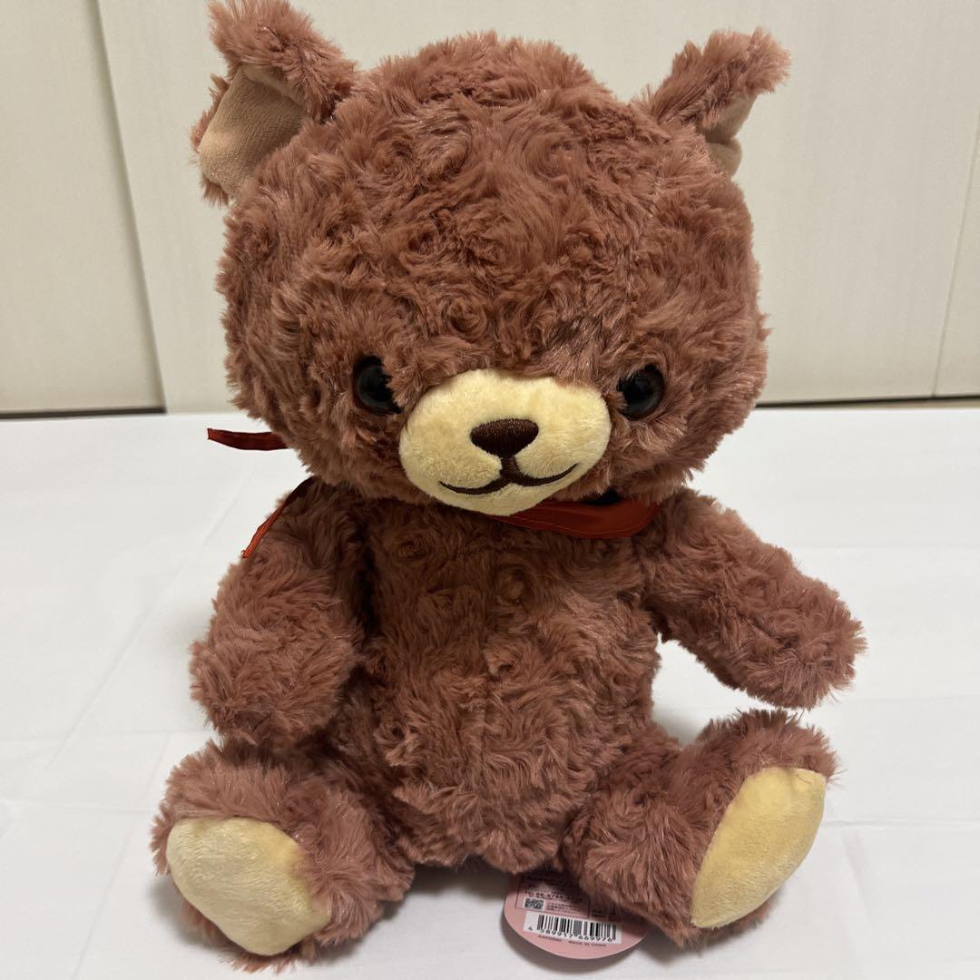 ローズくまちゃん 茶色のクマのぬいぐるみ - メルカリ