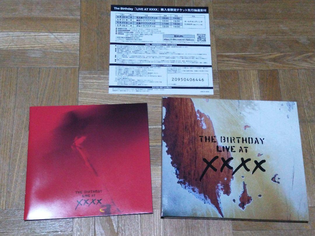The Birthday LIVE AT XXXX 完全生産限定盤