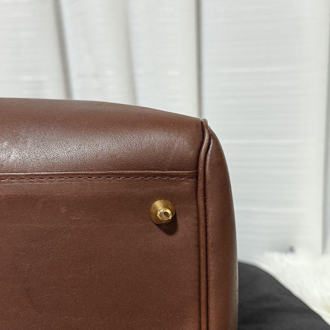 ⭐️極美品⭐️　M.U.L　ハンドバッグ　トートバッグ　ゴールド金具　ブラウン