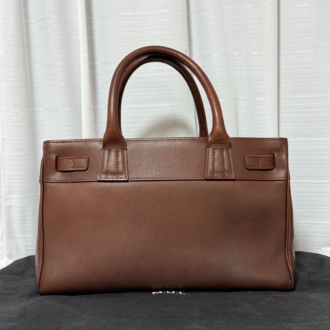 ⭐️極美品⭐️　M.U.L　ハンドバッグ　トートバッグ　ゴールド金具　ブラウン