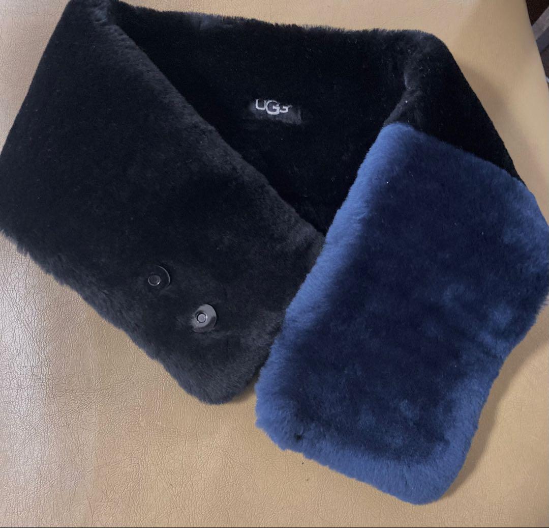 UGG ネックウォーマー 黒・紺