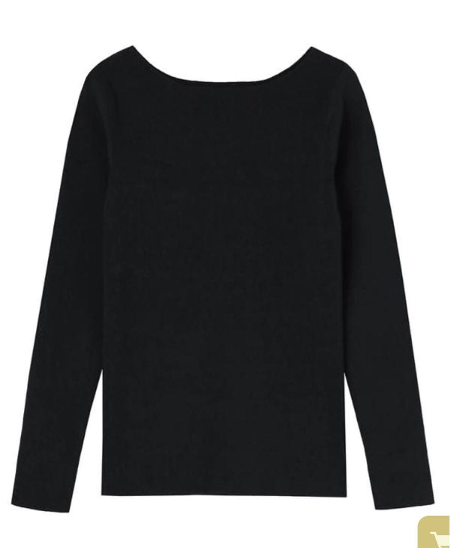 完売品❤️美品✨試着のみ【JENNE】リブトップス 長袖 ★Sサイズ ★ブラック