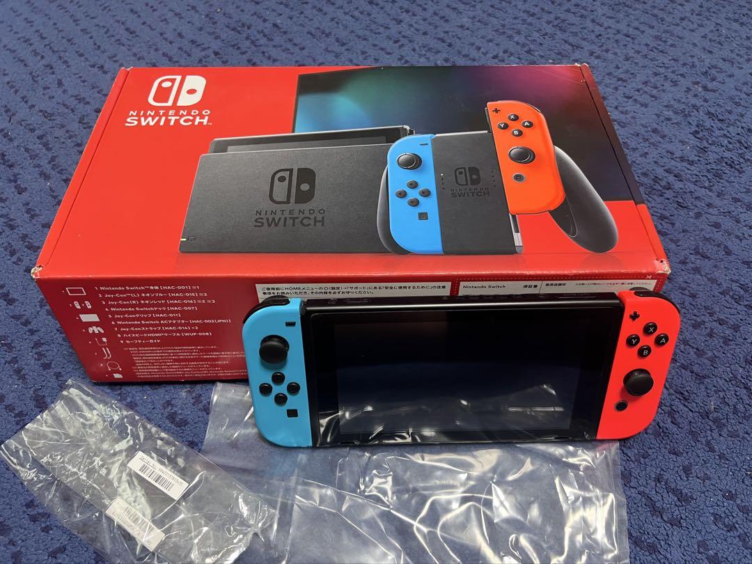 トップブランドのファッション Nintendo Switch 本体 赤/青 Joy-Con付き - メルカリ Nintendo Switch