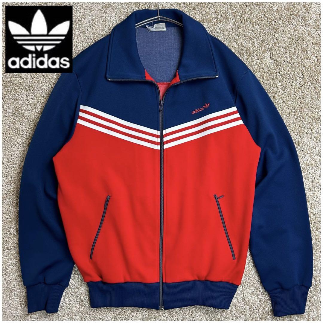 adidas 70s 80s  トラックジャケット　ジャージ　デサント　4号