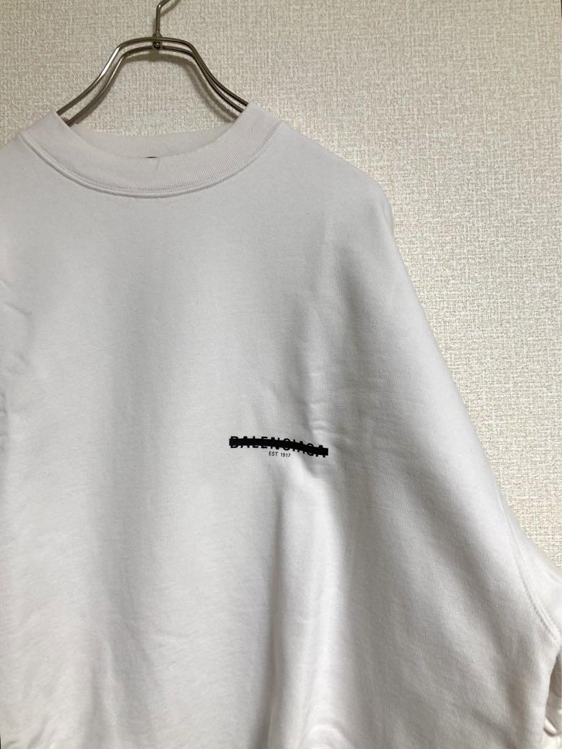 BALENCIAGA バレンシアガ 1917 スウェット　ホワイト　1