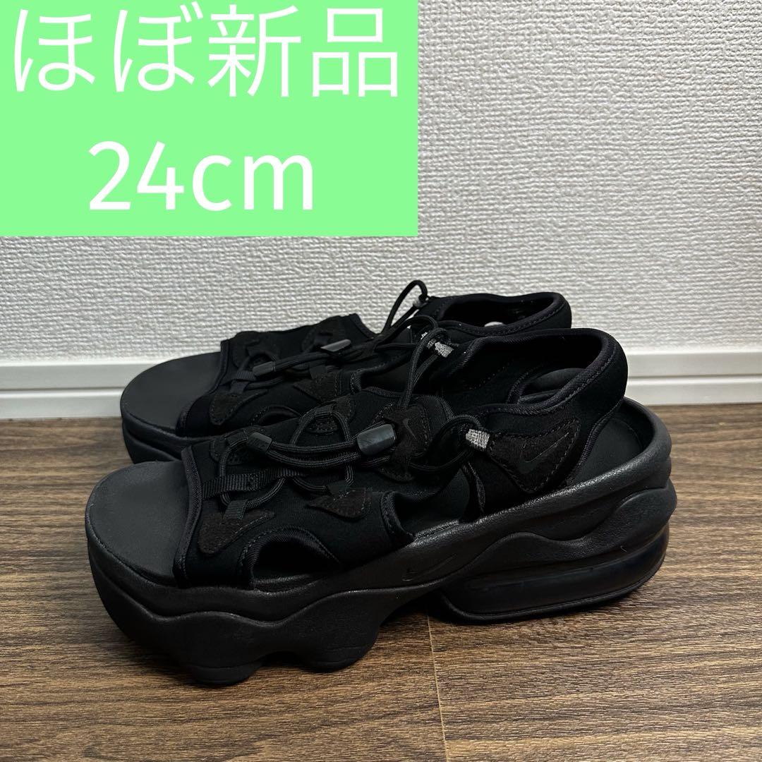 美品 エアマックスココ　サンダル　ブラック24㎝ NIKE air max koko ナイキ エアマックスココ サンダル 黒 24