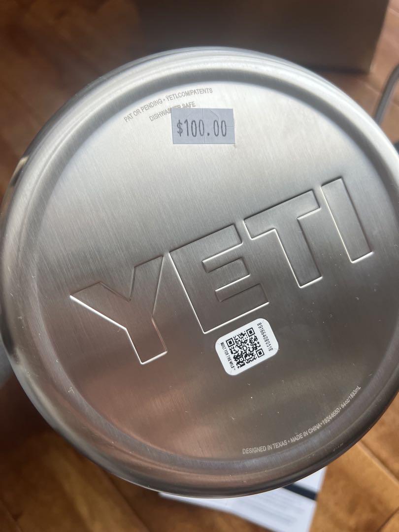 未使用美品　YETI Rambler 1/2 Gallon Jug 青