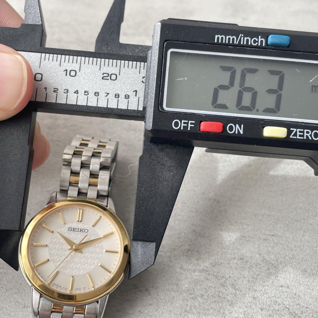 稼動品　SEIKO セイコー　コンビカラー　ラウンド　腕時計