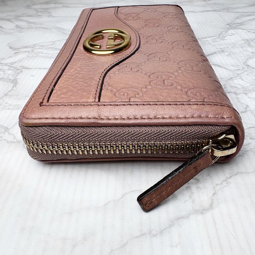 福袋 売れ残り 08 美品 メルカリ - xm3 希少 長財布 ラウンドファスナー シマ GUCCI 小物